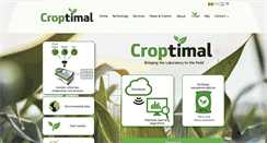 Desktop Screenshot of croptimal.com